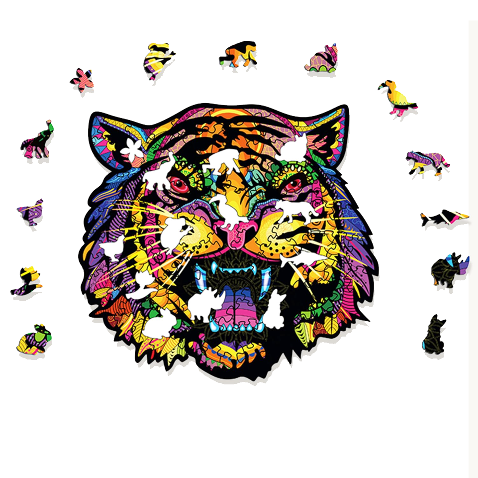 Tiger- Wooden Jigsaw Puzzle - image 1