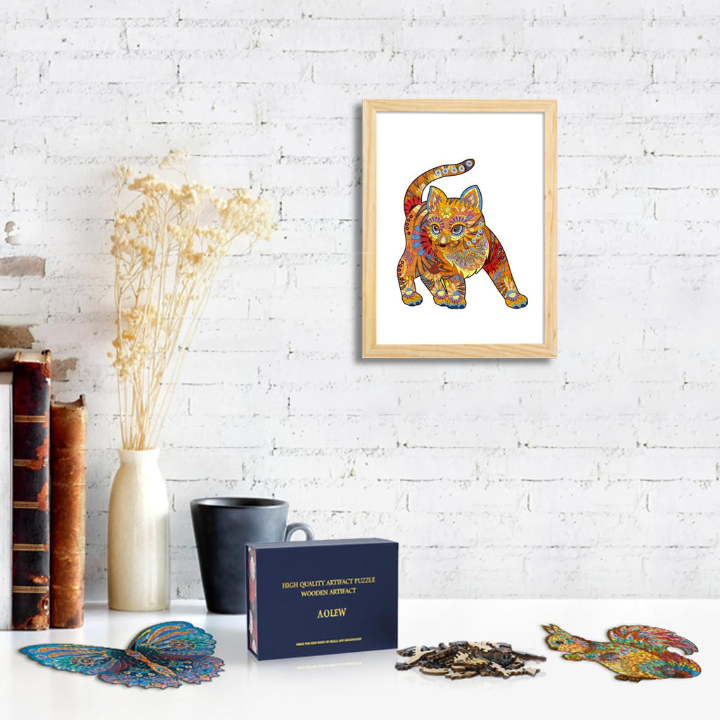 Cute Cat - Wooden Jigsaw Puzzle - image 5