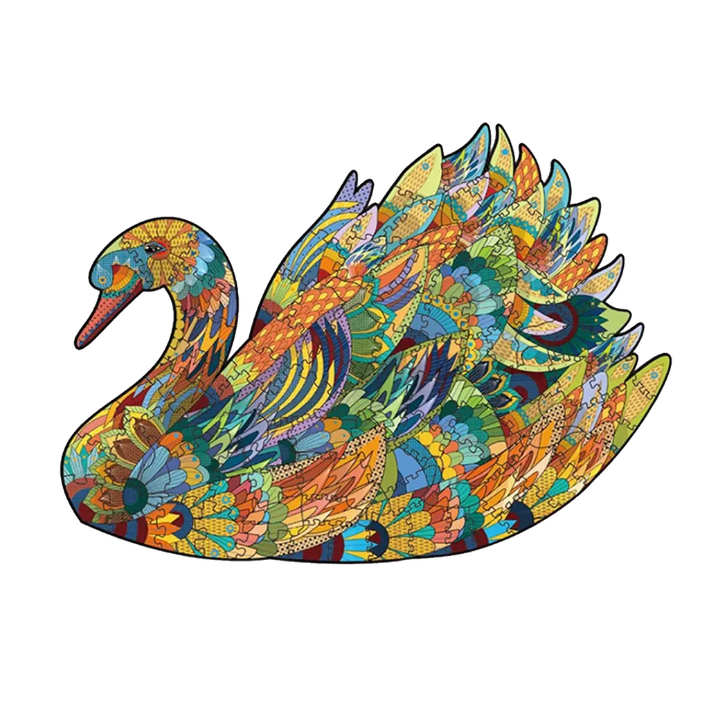 Swan - Wooden Jigsaw Puzzle - L (300pcs) - image 0