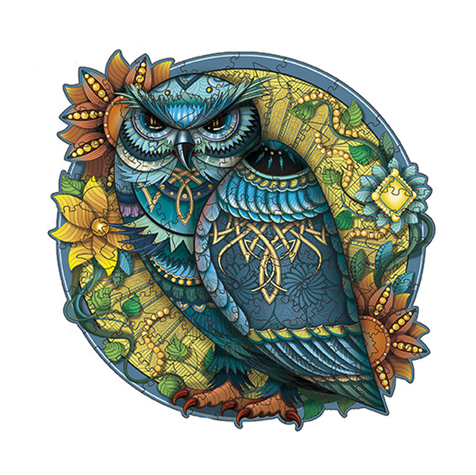 Owl - Wooden Jigsaw Puzzle - L (300pcs) - image 0