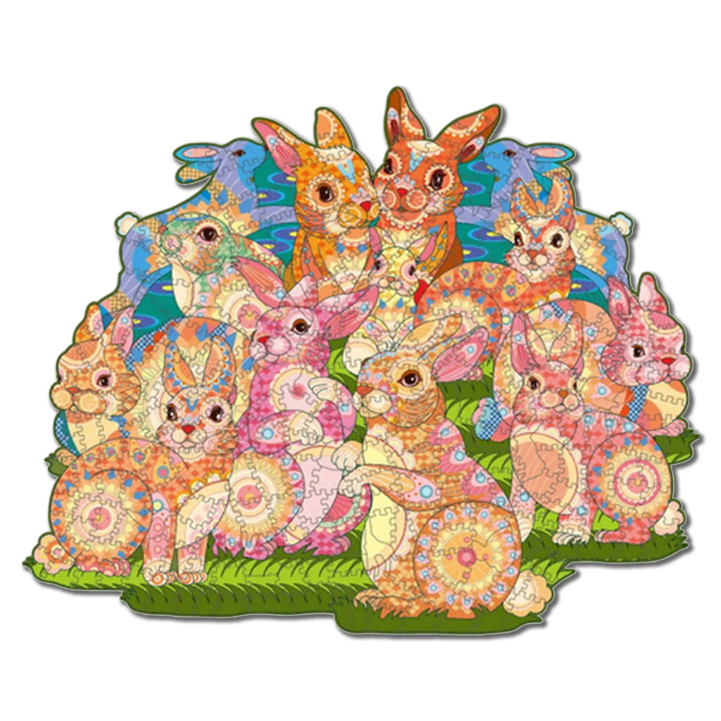 Easter Bunny - Wooden Jigsaw Puzzle - L - image 0