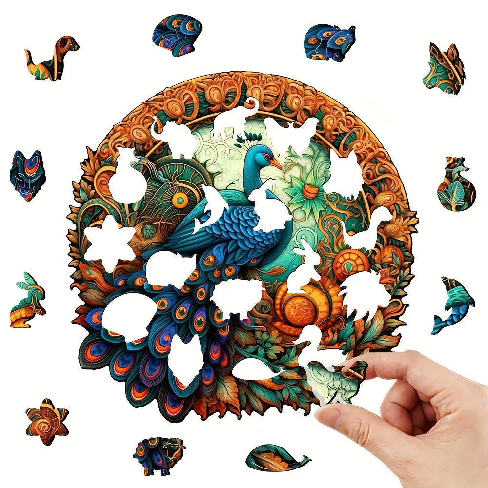 Peacock - Wooden Jigsaw Puzzles - image 1