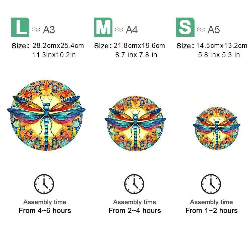 Dragonfly - Wooden Jigsaw Puzzles - image 2