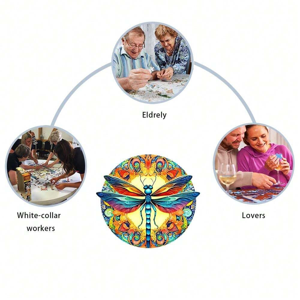 Dragonfly - Wooden Jigsaw Puzzles - image 3