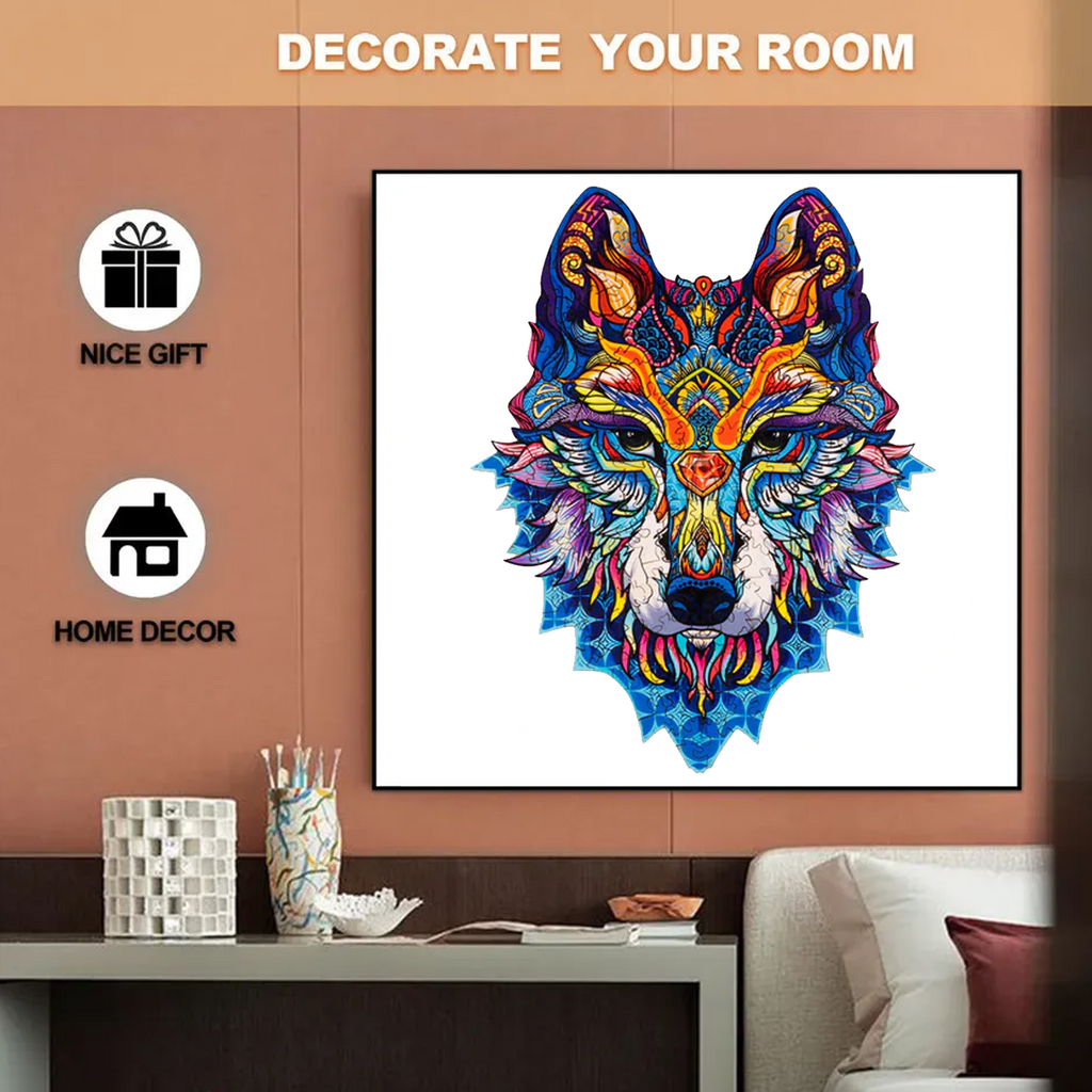 Wolf Pop - Wooden Jigsaw Puzzle - image 3