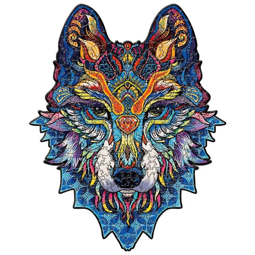 Wolf Pop - Wooden Jigsaw Puzzle - A3  - Wooden Gift Packaging - image 0
