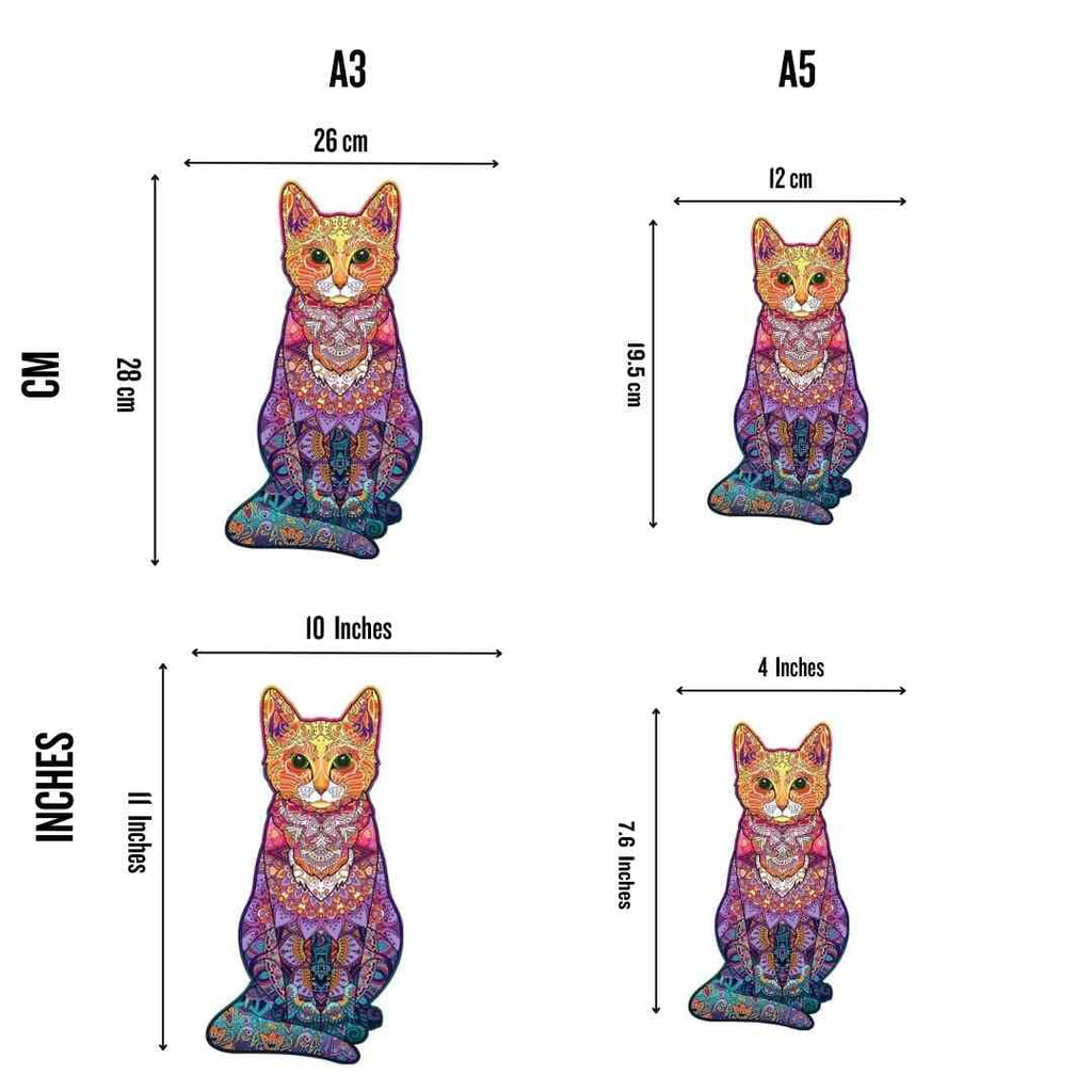 Cat - Wooden Jigsaw Puzzle - image 4