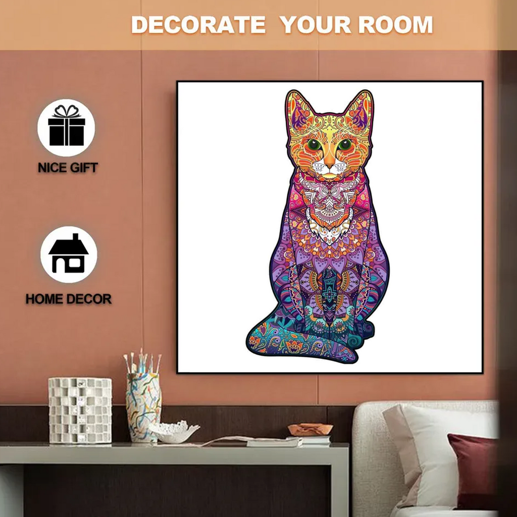 Cat - Wooden Jigsaw Puzzle - image 3