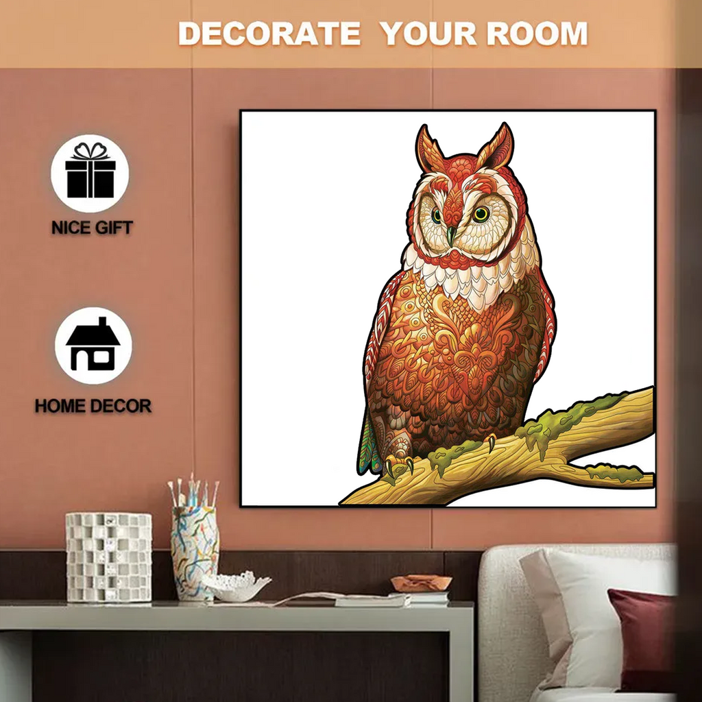 Wise Owl - Wooden Jigsaw Puzzle - image 2