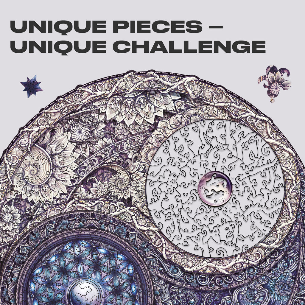 Mandala Flower - Wooden Jigsaw Puzzles - image 4