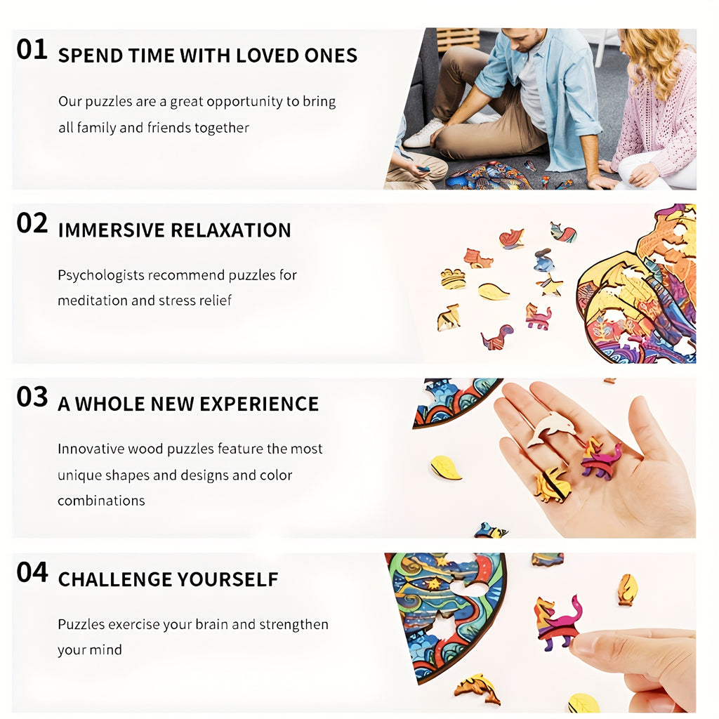 Circular Love - Wooden Jigsaw Puzzles - image 3