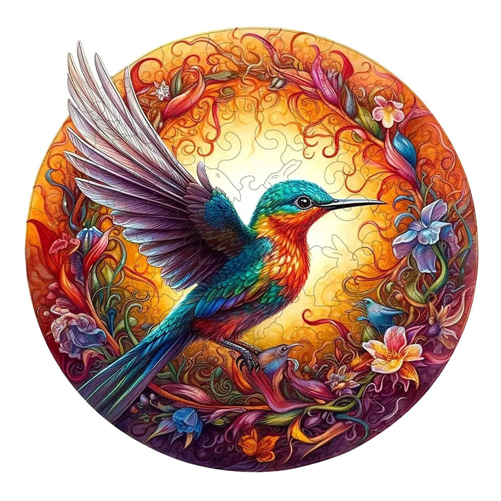 Pretty Bird - Wooden Jigsaw Puzzles - A3  - image 0