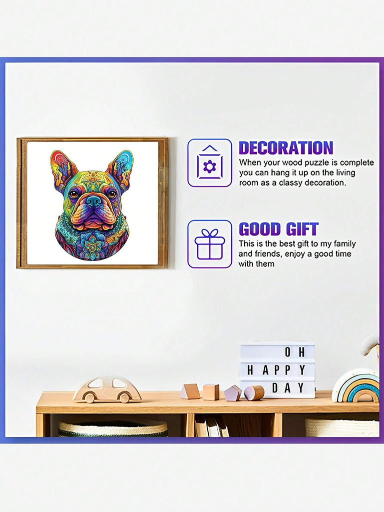 Colorful Dog - Wooden Jigsaw Puzzles - image 3