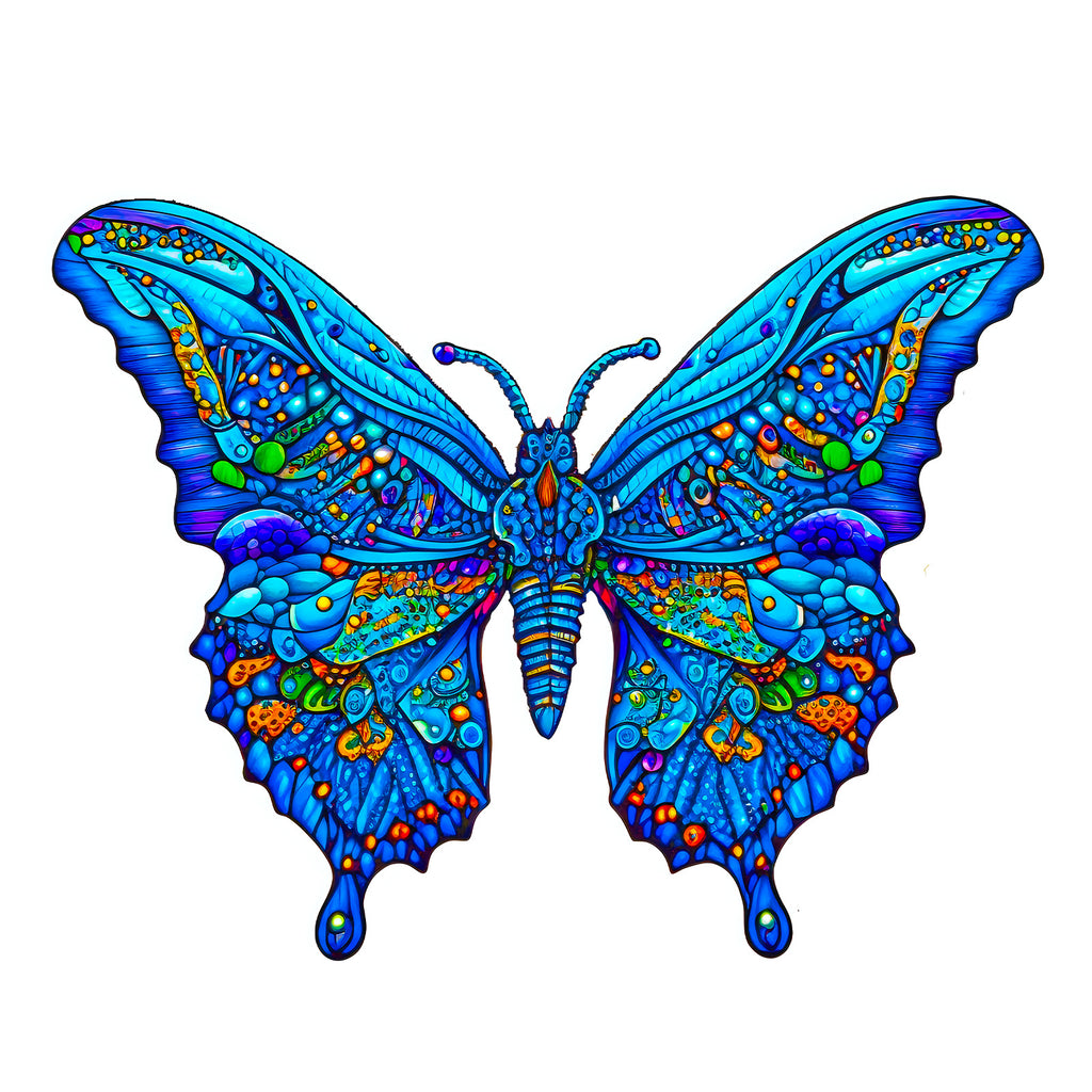Colorful Butterfly - Wooden Jigsaw Puzzles - A3  - image 0