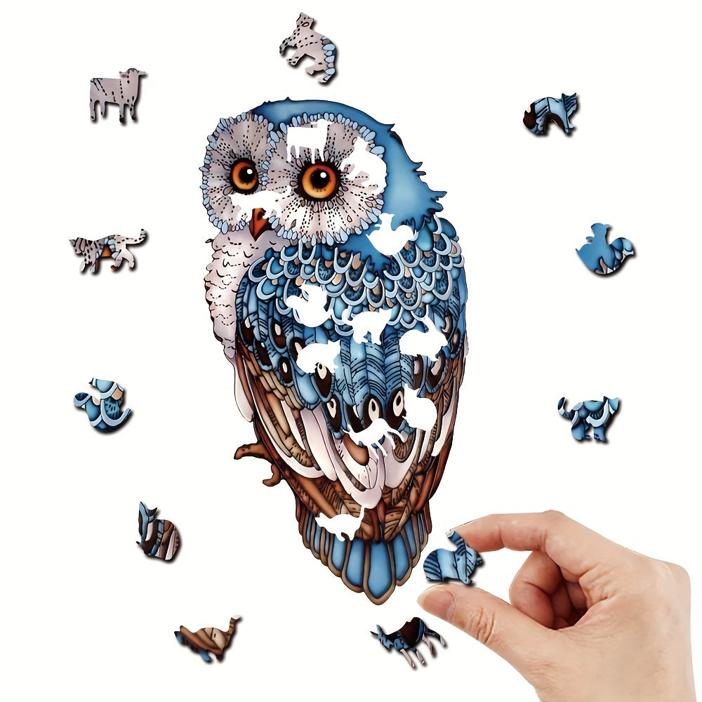 Blue Owl - Wooden Jigsaw Puzzles - image 1