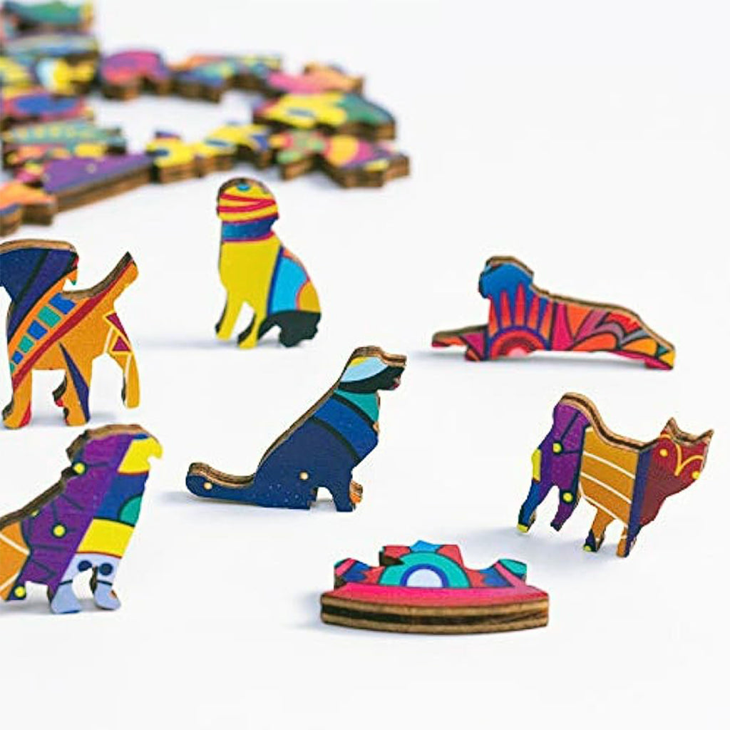 Blue Dog - Wooden Jigsaw Puzzles - image 2