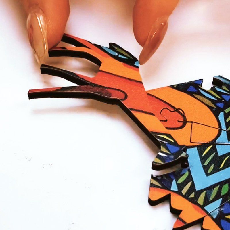 Giraffe - Wooden Jigsaw Puzzles - image 2