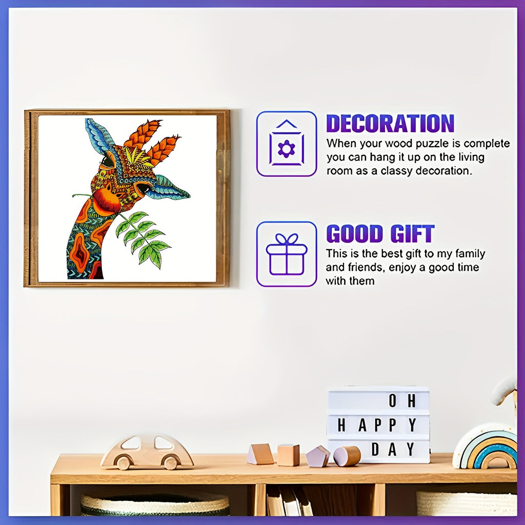 Giraffe - Wooden Jigsaw Puzzles - image 6