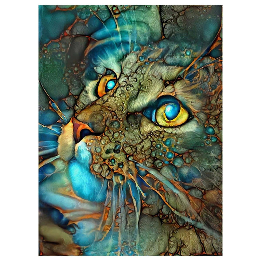 Melancholy Cat- Wooden Jigsaw Puzzles - A3  - image 0