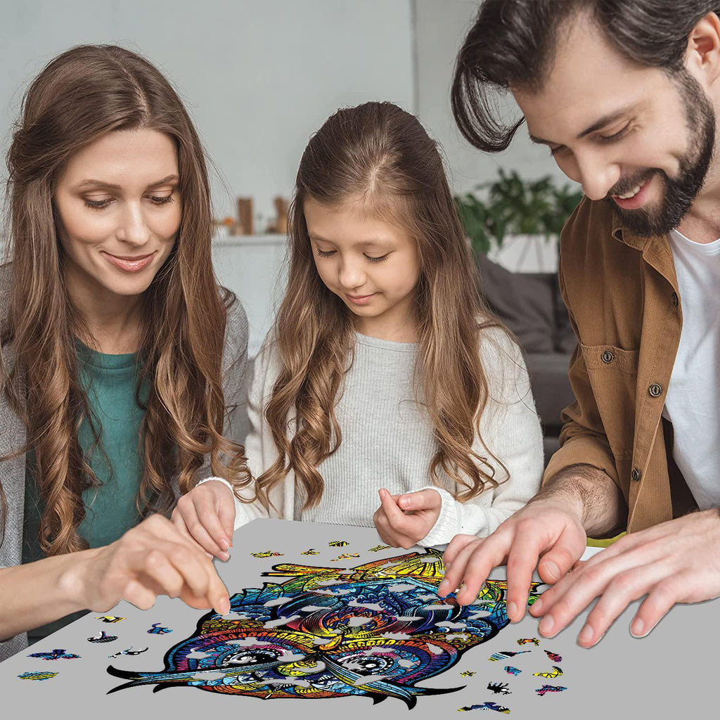 Melancholy Cat- Wooden Jigsaw Puzzles - image 3