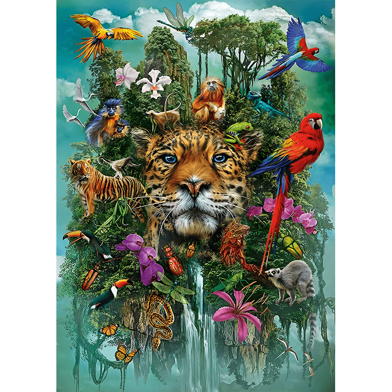 Animals in the Jungle - Wooden Jigsaw Puzzle - image 5