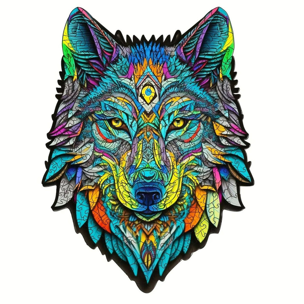 Wolf - Wooden Jigsaw Puzzles - A3  - image 0
