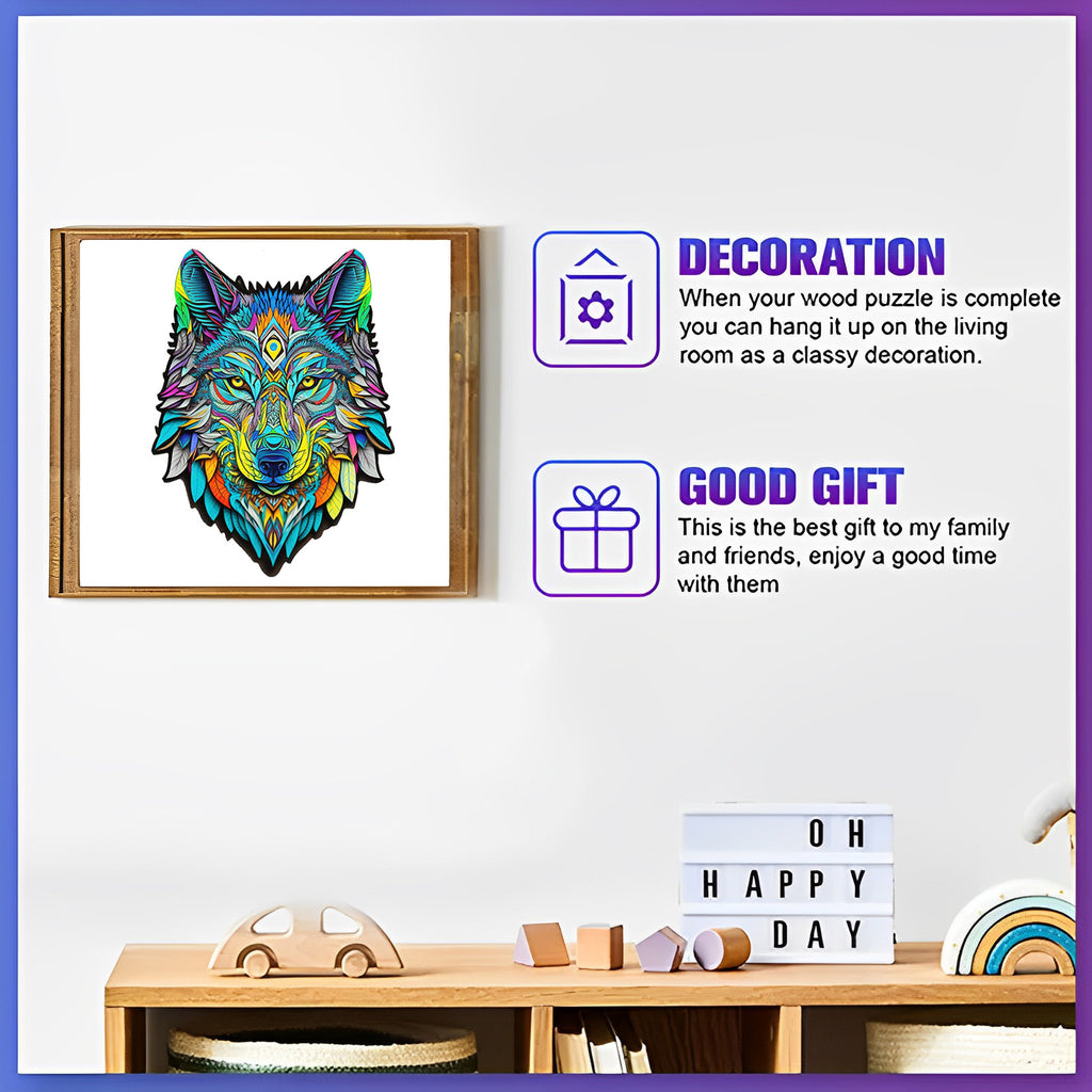 Wolf - Wooden Jigsaw Puzzles - image 3