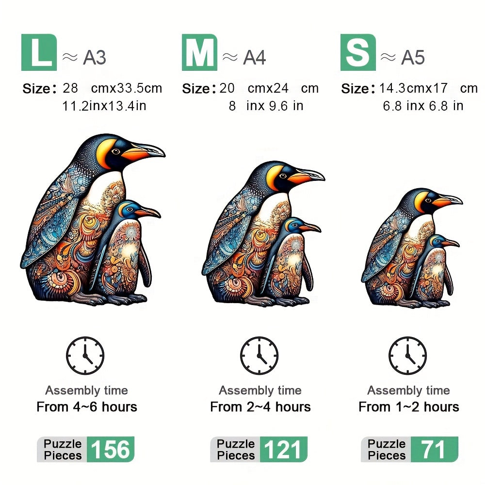Penguin - Wooden Jigsaw Puzzles - image 2