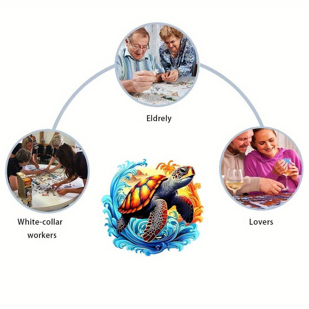 Colorful Turtle - Wooden Jigsaw Puzzles - image 3