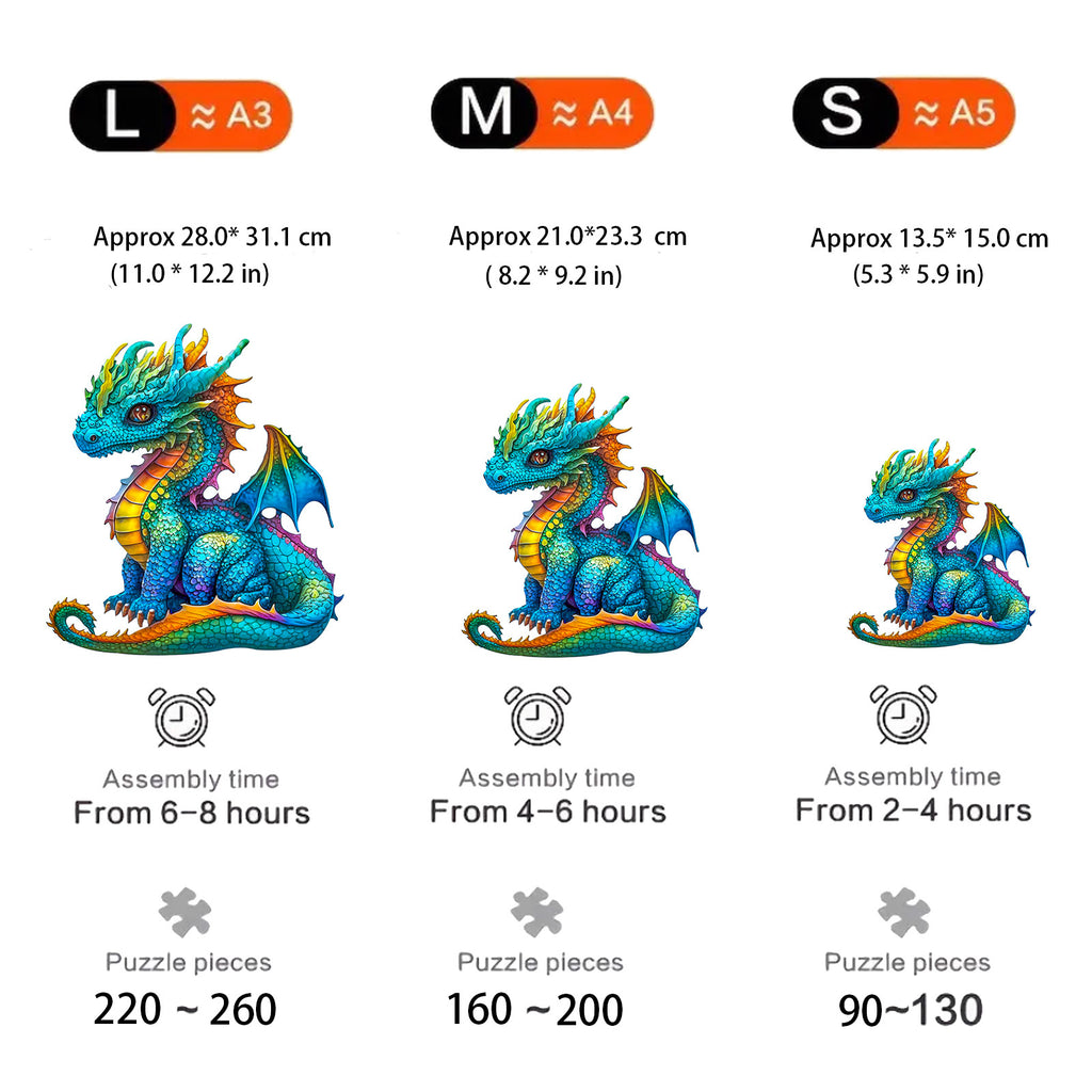 Flying Dragon - Wooden Jigsaw Puzzles - image 2