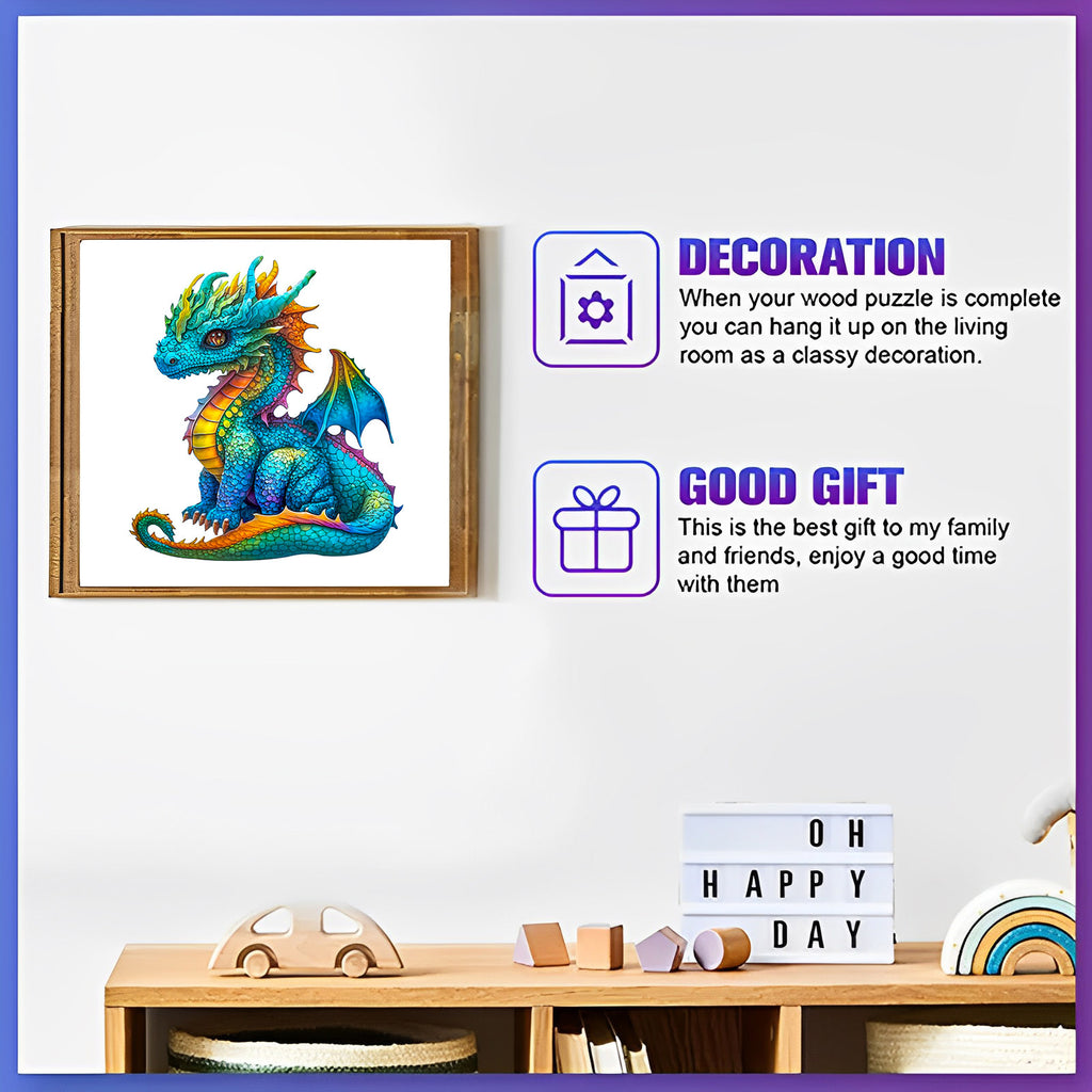 Flying Dragon - Wooden Jigsaw Puzzles - image 3