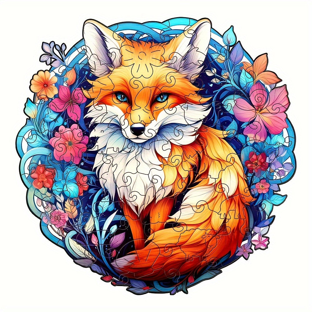 Fox - Wooden Jigsaw Puzzles - A3  - image 0