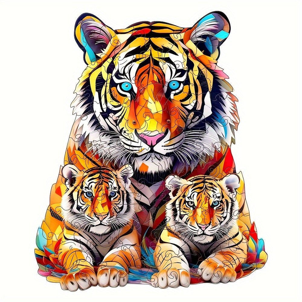 Tiger - Wooden Jigsaw Puzzles - A3  - image 0