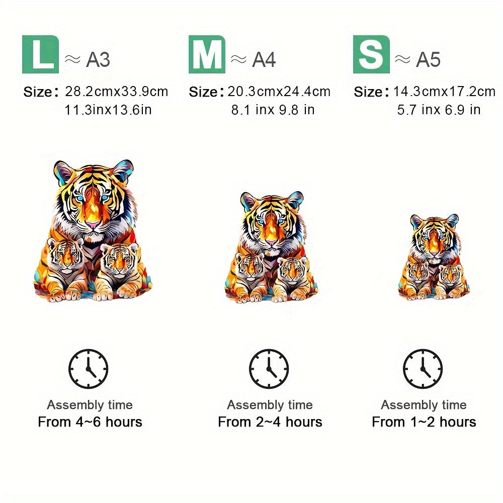 Tiger - Wooden Jigsaw Puzzles - image 2