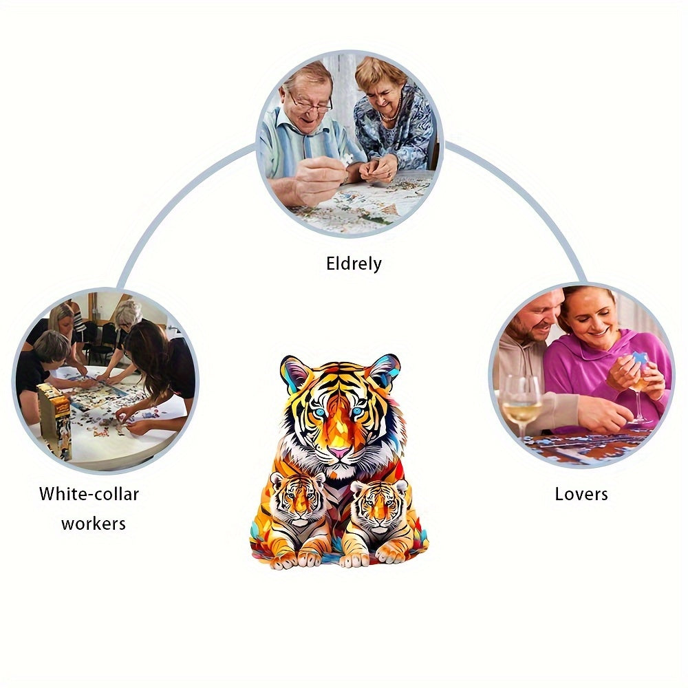 Tiger - Wooden Jigsaw Puzzles - image 3