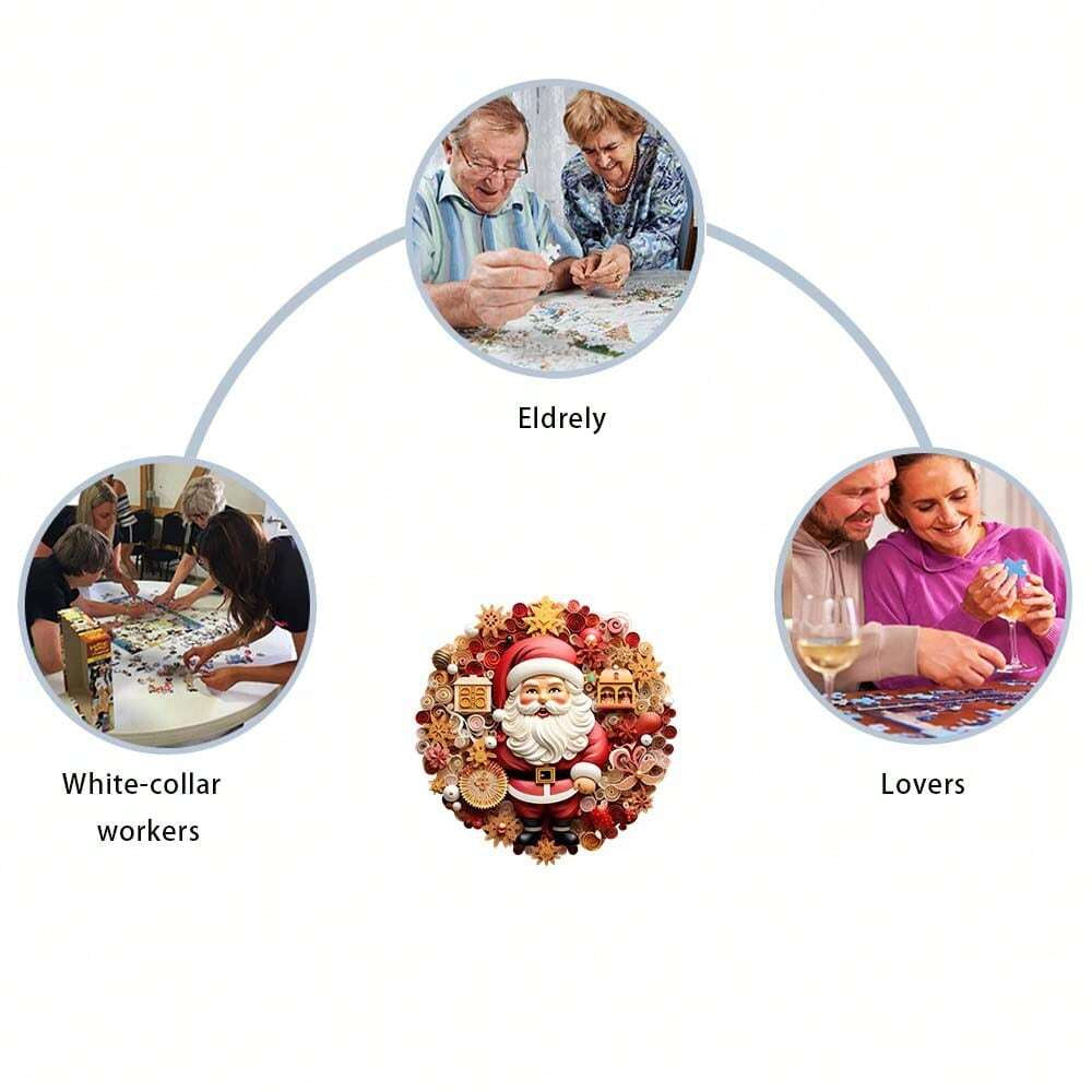 Santa Claus - Wooden Jigsaw Puzzles - image 3