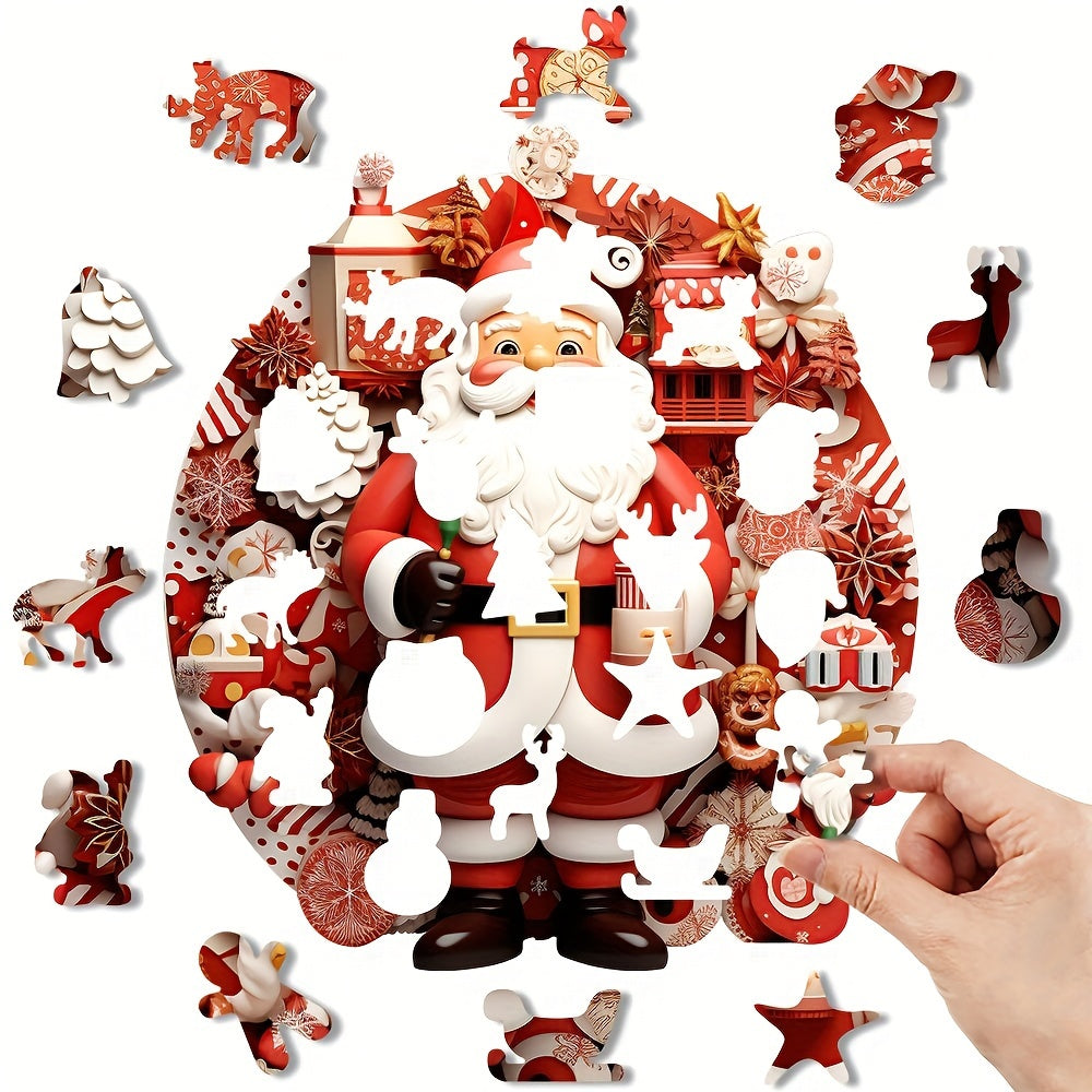 Christmas Theme Shaped - Wooden Jigsaw Puzzles - image 1
