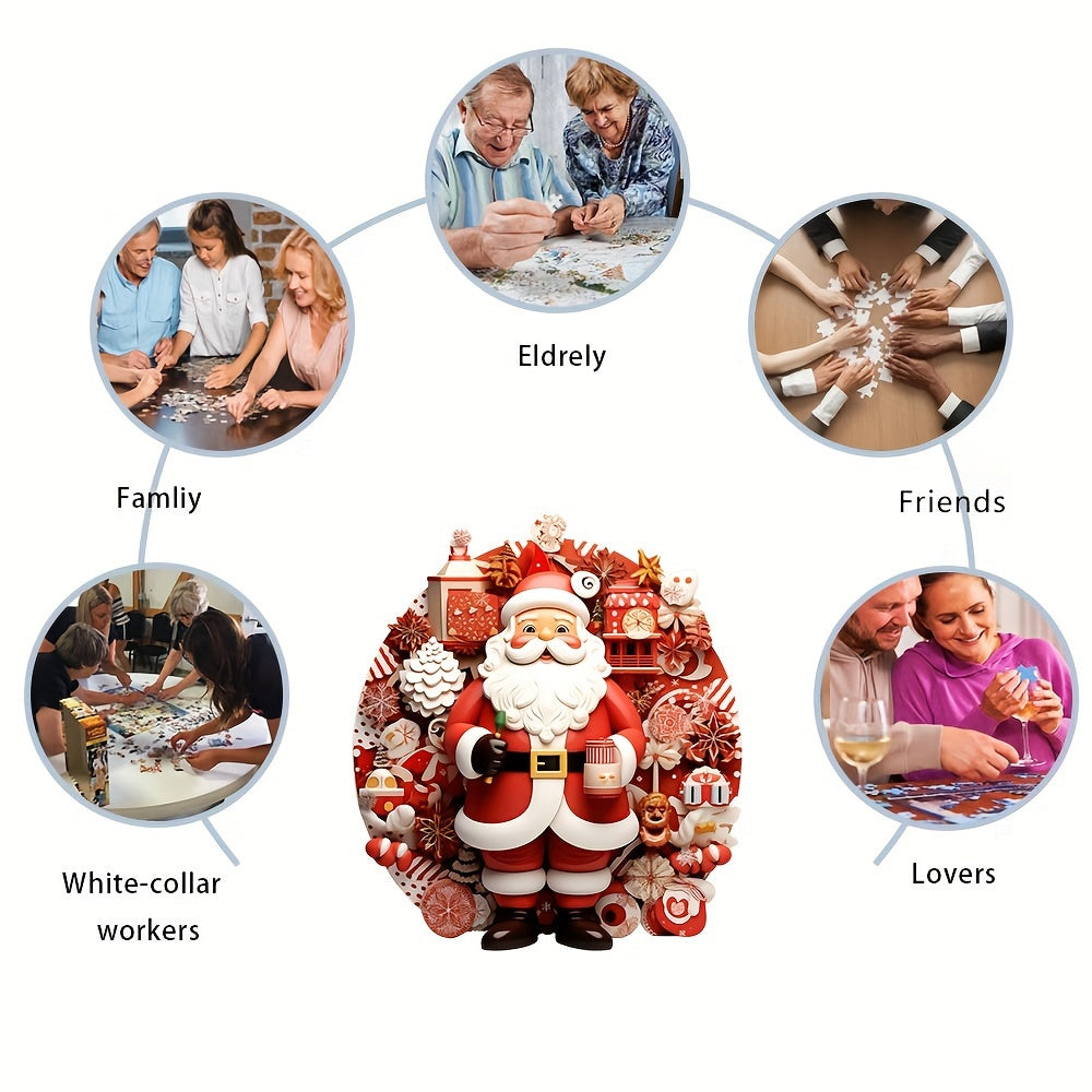 Christmas Theme Shaped - Wooden Jigsaw Puzzles - image 3