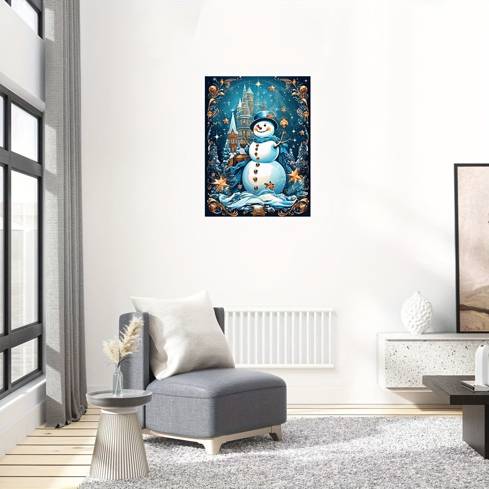 Snowman And Stars - Wooden Jigsaw Puzzles - image 3