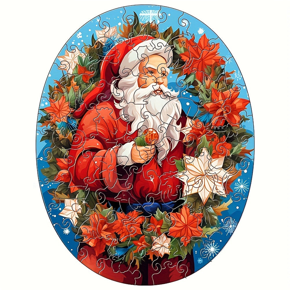 Christmas Gift Family Game - Wooden Jigsaw Puzzles - A3  - image 0