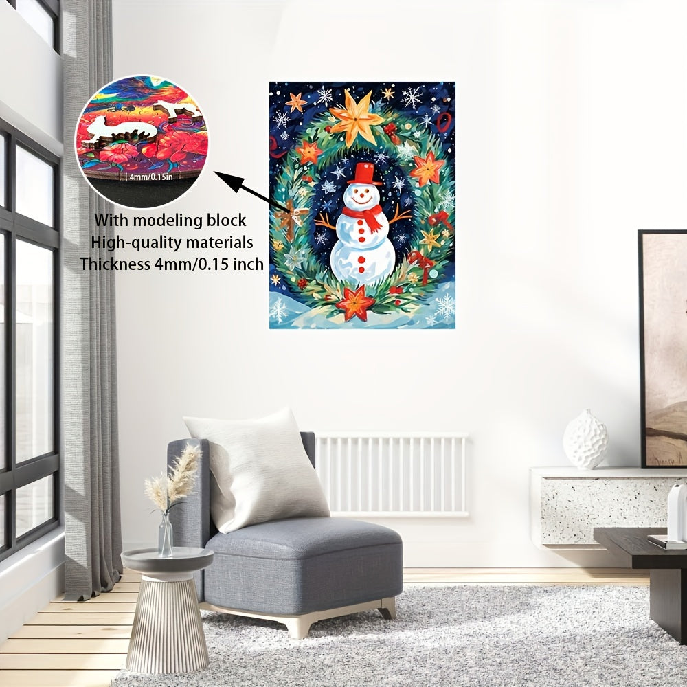 Cute Snowman - Wooden Jigsaw Puzzles - image 3