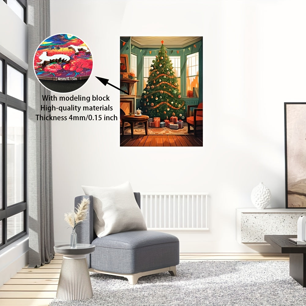 Thanksgiving Gift Christmas Tree - Wooden Jigsaw Puzzles - image 1