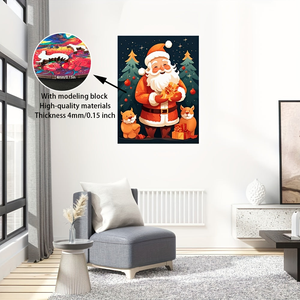 Smiling Santa Claus - Wooden Jigsaw Puzzles - image 3