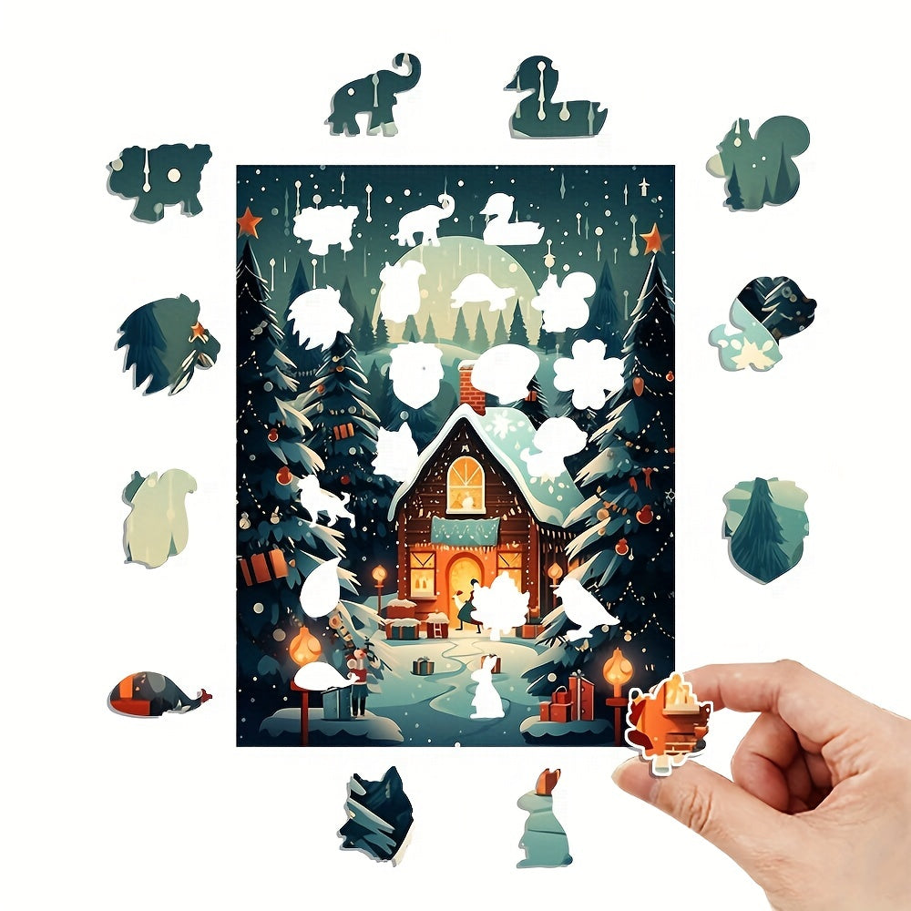 Snow House - Wooden Jigsaw Puzzles - image 1