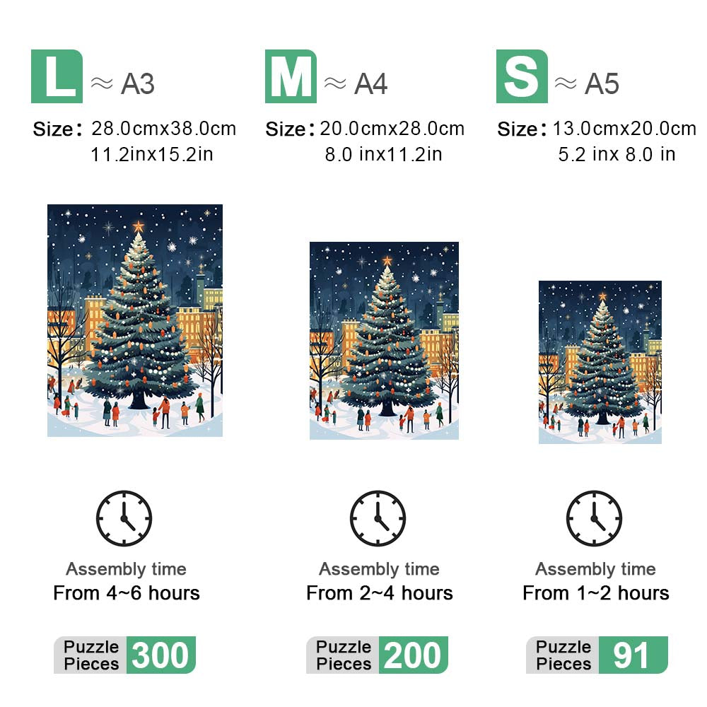 Christmas Tree - Wooden Jigsaw Puzzles - image 2