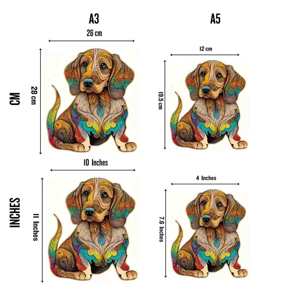 Dachshund / Sausage dog - Wooden Jigsaw Puzzle - image 2
