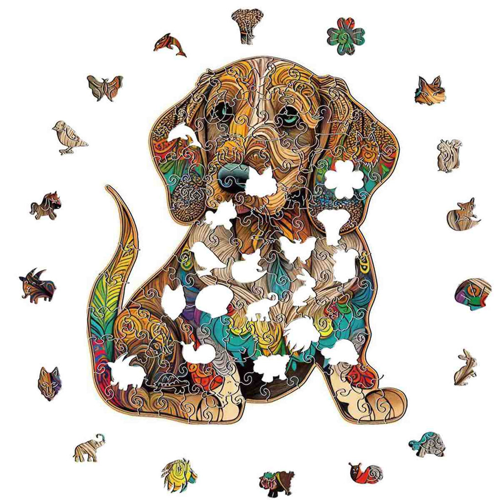 Dachshund / Sausage dog - Wooden Jigsaw Puzzle - image 1