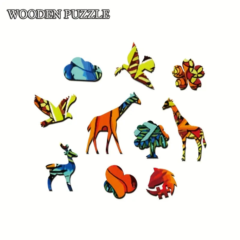 Whisker Wonderland Cat - Wooden Jigsaw Puzzle - image 2