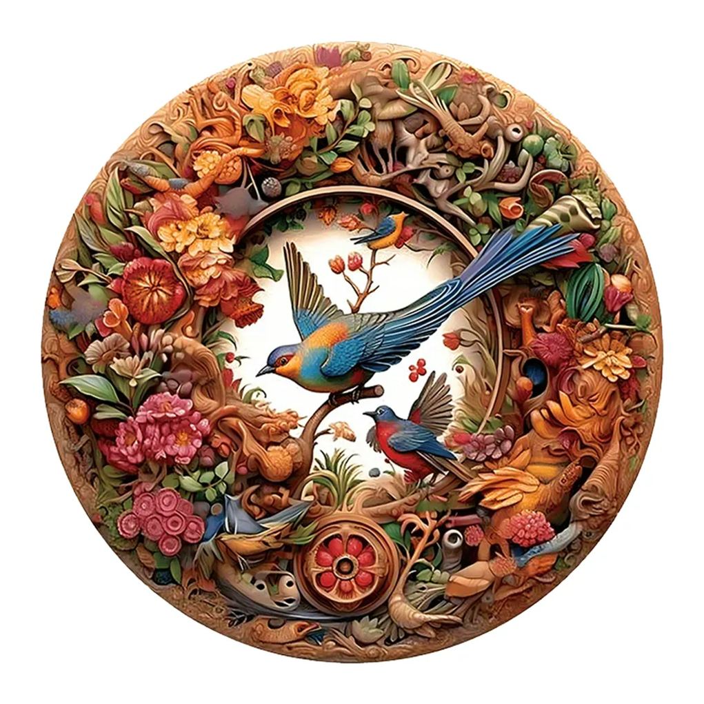 Bluebird - Wooden Jigsaw Puzzle - A3  - Wooden Gift Packaging - image 0
