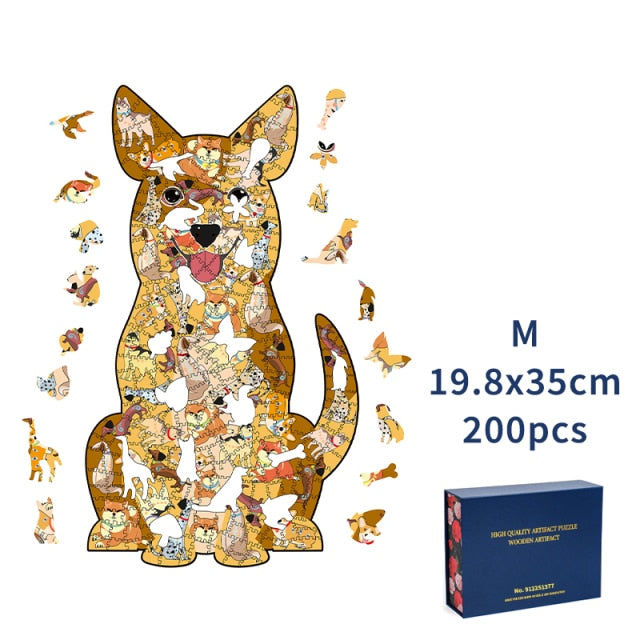 Shiba Inu - Wooden Jigsaw Puzzle - M (200pcs) - image 4